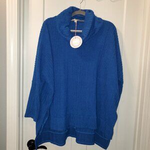 BNWT UMGEE  Too Blue To Be True Sapphire Sweater Large